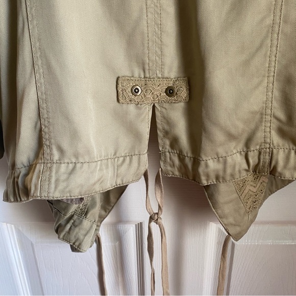 Anthropologie Hei Hei Tan Lace Anorak Small - Picture 8 of 16